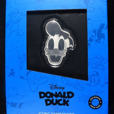 Sale Photo Thumbnail #423: 1/2 TROY OZ SILVER DONALD DUCK