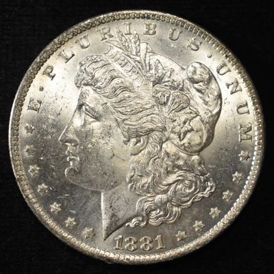 Sale Photo Thumbnail #371: 1881-O MORGAN DOLLAR BU
