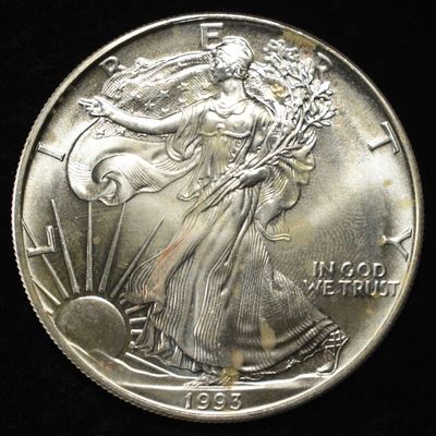 Sale Photo Thumbnail #101: 1993 AMERICAN SILVER EAGLE