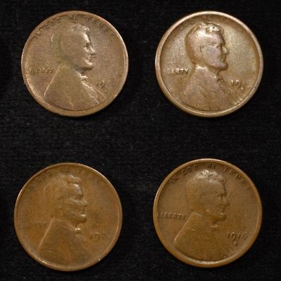 Sale Photo Thumbnail #142: 8 NICE EARLY SEMIKEY WHEAT CENTS