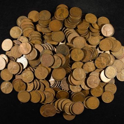 Sale Photo Thumbnail #340: (250) WHEAT CENTS FROM THE 1930'S