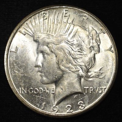 Sale Photo Thumbnail #87: 1923-S PEACE DOLLAR BU