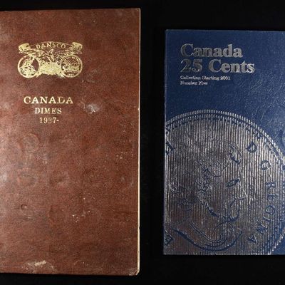 Sale Photo Thumbnail #315: CANADIAN DIME & 25 CENT COLLECTIONS