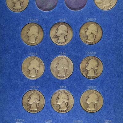 Sale Photo Thumbnail #320: WASHINGTON QUARTERS COLLECTION SHORE LINE COIN