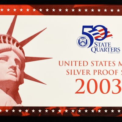 Sale Photo Thumbnail #282: 2003 US SILVER PROOF SET