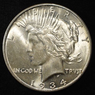 Sale Photo Thumbnail #180: 1934-D PEACE DOLLAR CH BU