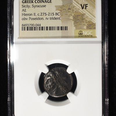 Sale Photo Thumbnail #188: HIERON II, c. 275-215 BC NGC VF