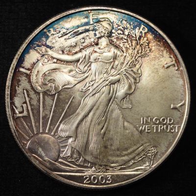 Sale Photo Thumbnail #386: 2003 AMERICAN SILVER EAGLE