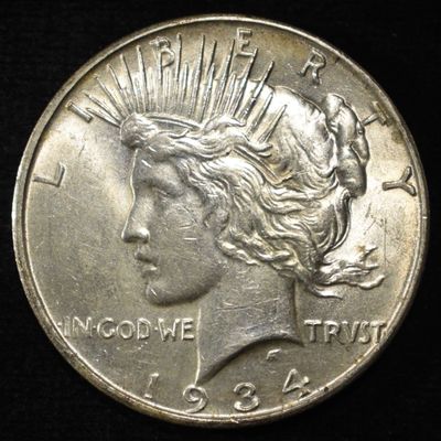 Sale Photo Thumbnail #95: 1934-D PEACE DOLLAR CH AU