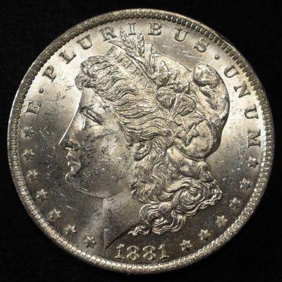 Sale Photo Thumbnail #163: 1881-O MORGAN DOLLAR BU