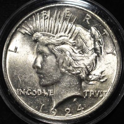 Sale Photo Thumbnail #88: 1924 PEACE DOLLAR BU