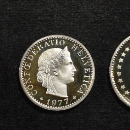 Sale Photo Thumbnail #249: 1977 SWITZERLAND PROOF SET