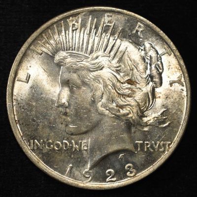 Sale Photo Thumbnail #377: 1923 PEACE DOLLAR BU