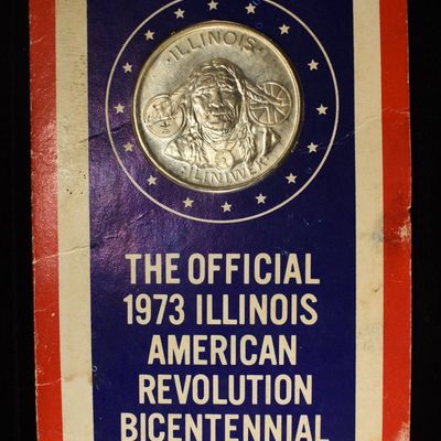 Sale Photo Thumbnail #421: 1973 ILLINOIS MEDALLION 92.5% SILVER