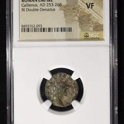 Sale Photo Thumbnail #25: AD 253-268 ROMAN EMPIRE GALLIENUS NGC VF