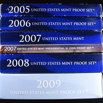 Sale Photo Thumbnail #278: 2005-2009 US PROOF SETS