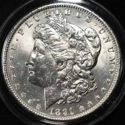 Sale Photo Thumbnail #77: 1891 MORGAN DOLLAR BU