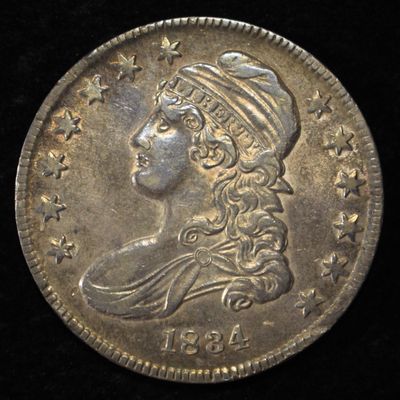 Sale Photo Thumbnail #157: 1834 CAPPED BUST HALF DOLLAR PRETTY ORIG UNC