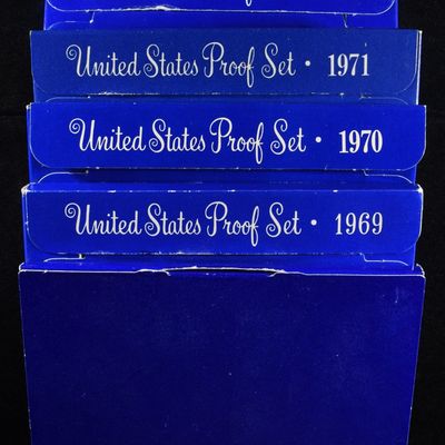 Sale Photo Thumbnail #269: 1968-1972 PROOF SETS
