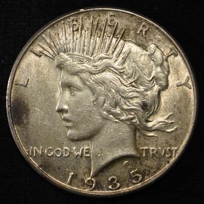 Sale Photo Thumbnail #97: 1935 PEACE DOLLAR AU