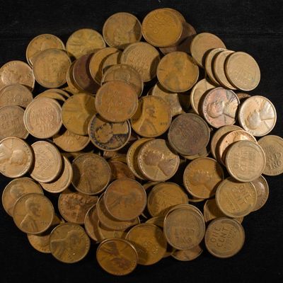 Sale Photo Thumbnail #339: (98) WHEAT CENTS FROM THE 20'S
