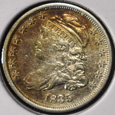 Sale Photo Thumbnail #151: 1835 CAPPED BUST DIME XF