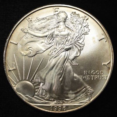 Sale Photo Thumbnail #102: 1996 AMERICAN SILVER EAGLE