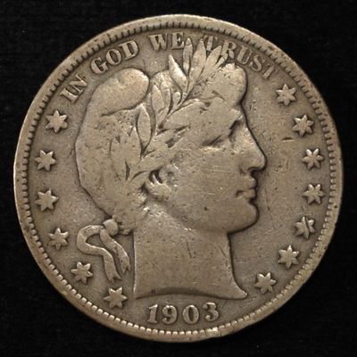 Sale Photo Thumbnail #51: 1903-S BARBER HALF DOLLAR FINE