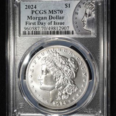 Sale Photo Thumbnail #9: 2024 MORGAN DOLLAR PCGS MS70 FDI