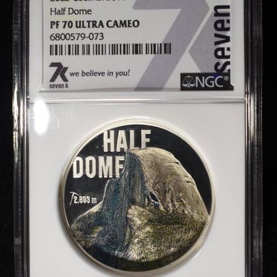 Sale Photo Thumbnail #24: 2023 COOK ISLANDS HALF DOME NGC PF-70 ULTRA CAM