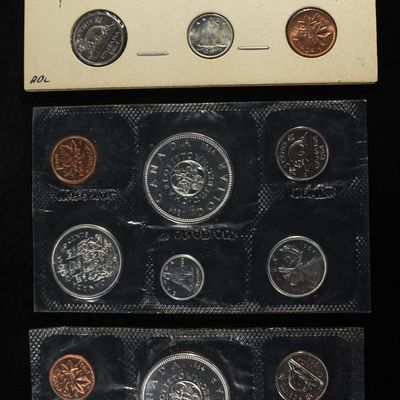 Sale Photo Thumbnail #210: (3) 1964 CANADA PL SET