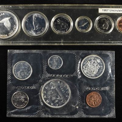 Sale Photo Thumbnail #208: 1963 & 1967 CANADA PL SET
