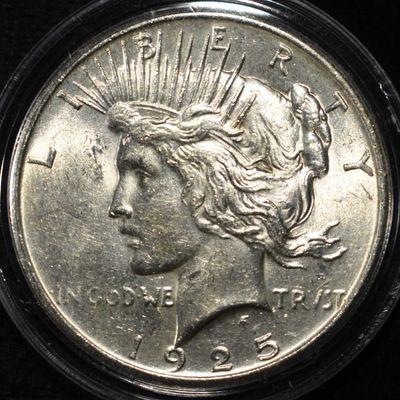 Sale Photo Thumbnail #90: 1925 PEACE DOLLAR BU