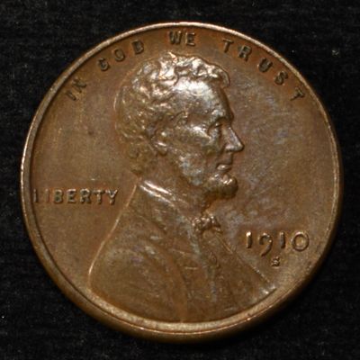 Sale Photo Thumbnail #364: 1910-S LINCOLN CENT AU