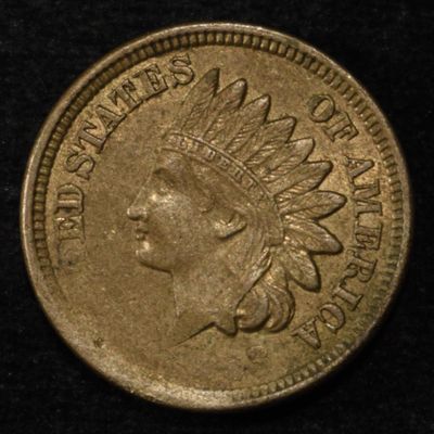 Sale Photo Thumbnail #30: 1863 INDIAN CENT STRUCK THROUGH ERROR