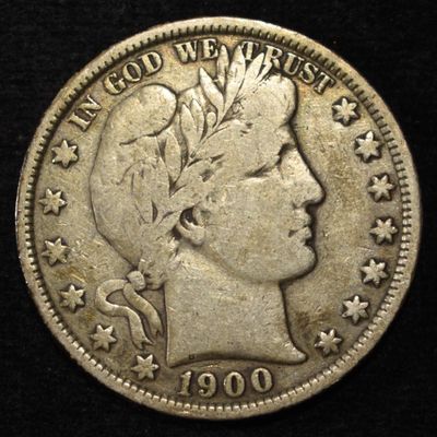 Sale Photo Thumbnail #45: 1900 BARBER HALF DOLLAR FINE