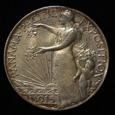Sale Photo Thumbnail #398: 1915-S PAN-PAC COMMEM HALF BU