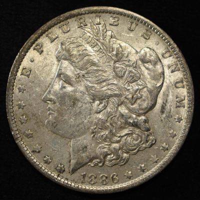 Sale Photo Thumbnail #169: 1886-O MORGAN DOLLAR AU