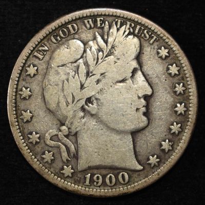 Sale Photo Thumbnail #47: 1900-S BARBER HALF DOLLAR FINE