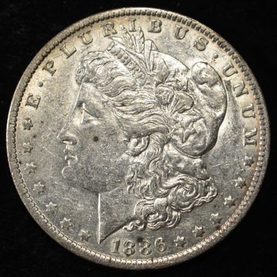 Sale Photo Thumbnail #373: 1886-O MORGAN DOLLAR AU