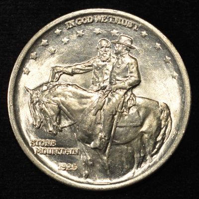 Sale Photo Thumbnail #117: 1925 STONE MOUNTAIN COMMEM HALF DOLLAR GEM BU