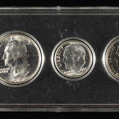 Sale Photo Thumbnail #267: 1964-D MINT SET