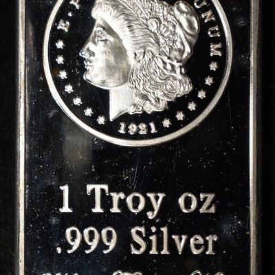 Sale Photo Thumbnail #404: 1 OZ .999 SILVER BAR