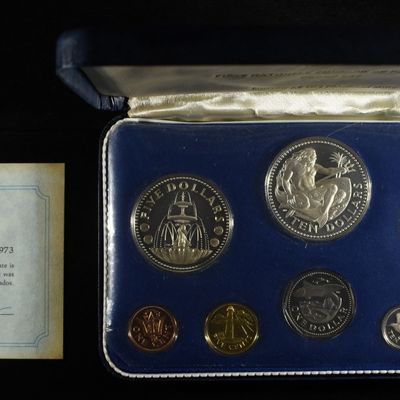 Sale Photo Thumbnail #235: 1973 BARBADOS PROOF SET