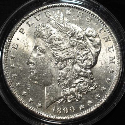 Sale Photo Thumbnail #75: 1890 MORGAN DOLLAR BU