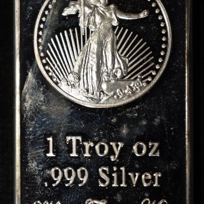 Sale Photo Thumbnail #403: 1 OZ .999 SILVER BAR