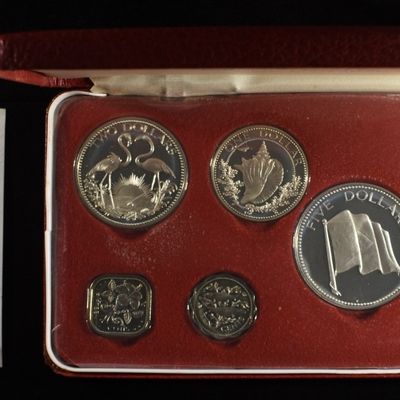 Sale Photo Thumbnail #245: 1974 BAHAMAS PROOF SET