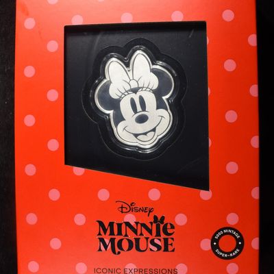 Sale Photo Thumbnail #422: 1/2 TROY OZ SILVER MINNIE MOUSE