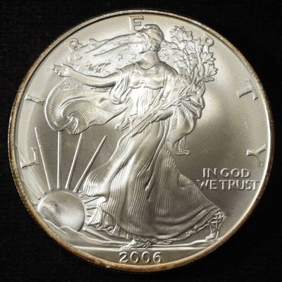 Sale Photo Thumbnail #389: 2006 AMERICAN SILVER EAGLE