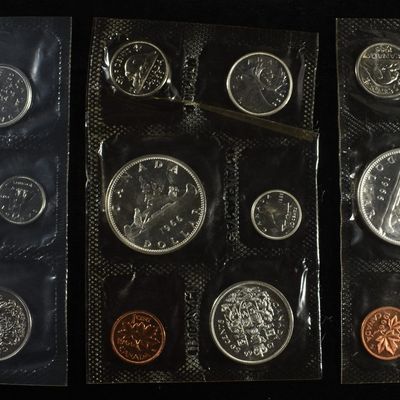 Sale Photo Thumbnail #212: 1973 & (2) 1966 CANADA PL SET